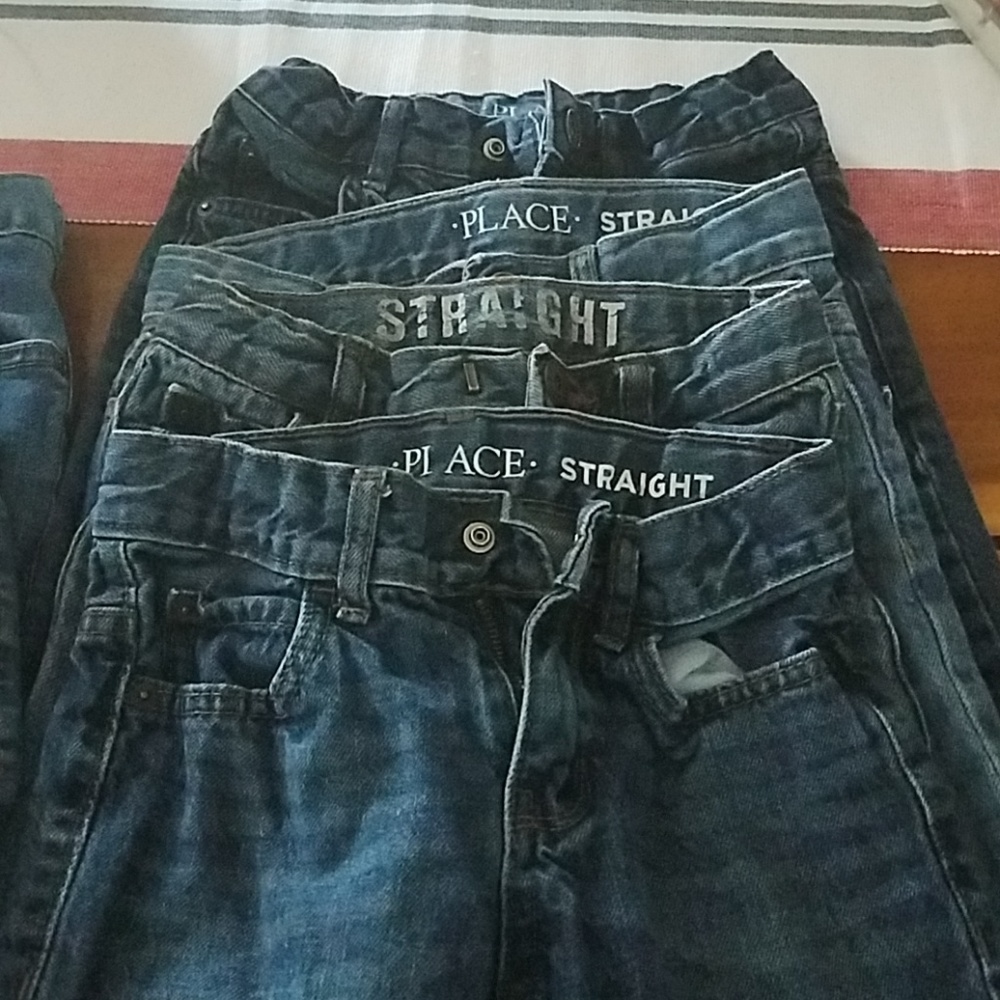 Boys Jean's size 7 lot of 5 pairs
